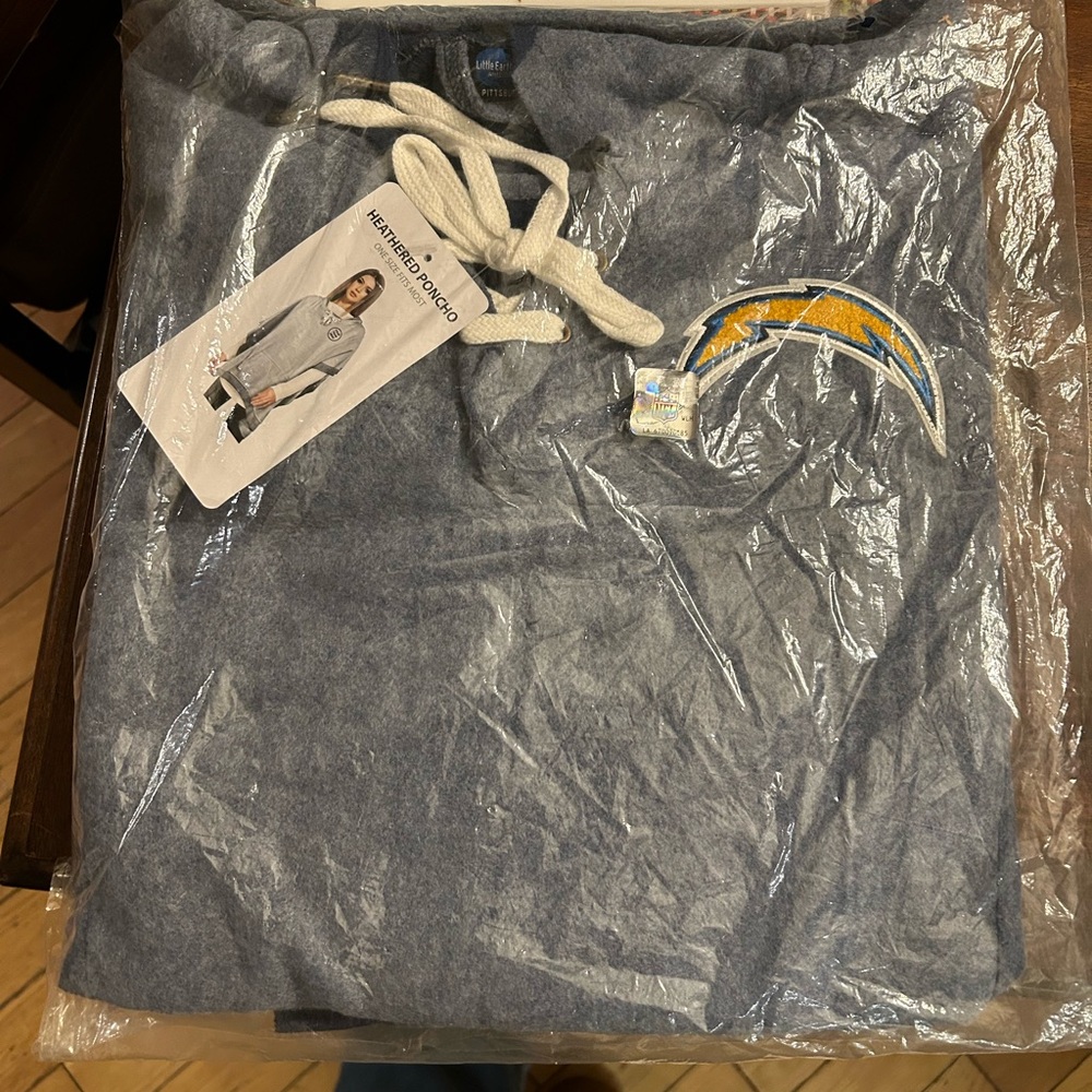 NFL charger poncho